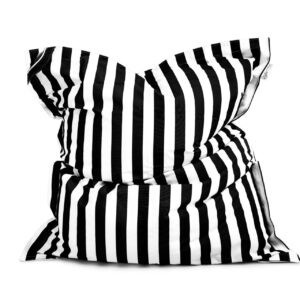 NEW!! Floating Bean Bag - Premium Luxe - Black Stripe